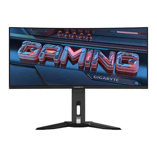 Gigabyte 34" MO34WQC2 WQHD 240Hz QD-OLED Curved OLED Freesync Gaming Monitor